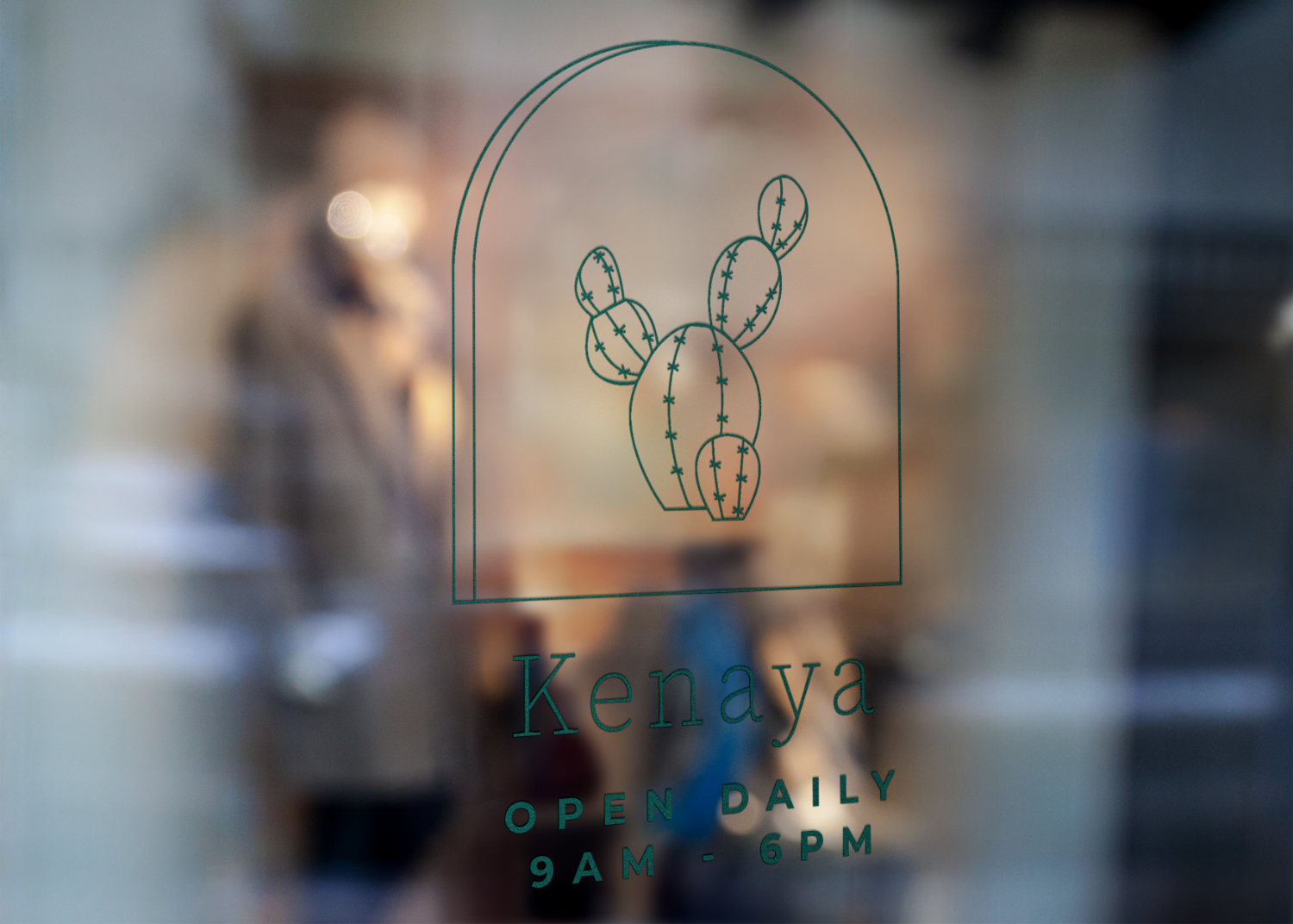 Window signage Kenaya